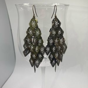 3/$15 Dark golden earrings